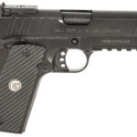 EAA GIRSAN 390605 MC1911 C Carry Frame 10mm Auto 9+1, 4.40" Black Steel Barrel, Blued Serrated Steel Slide, Black Steel Frame w/Beavertail & Picatinny Rail, Black Grip, Ambidextrous 2 150222