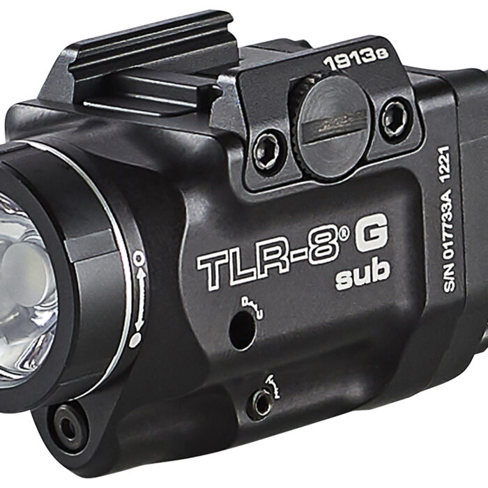Streamlight 69438 TRL-8 G Sub Gun Light with Green Laser  Black Anodized 500 Lumens White LED 1913 Short Rail Pistol