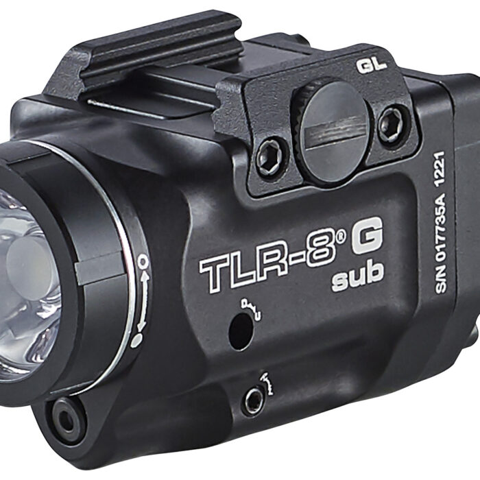Streamlight 69431 TRL-8 G Sub Gun Light with Green Laser  Black Anodized 500 Lumens White LED Glock 43X MOS/48 MOS/43X/48 with Rail