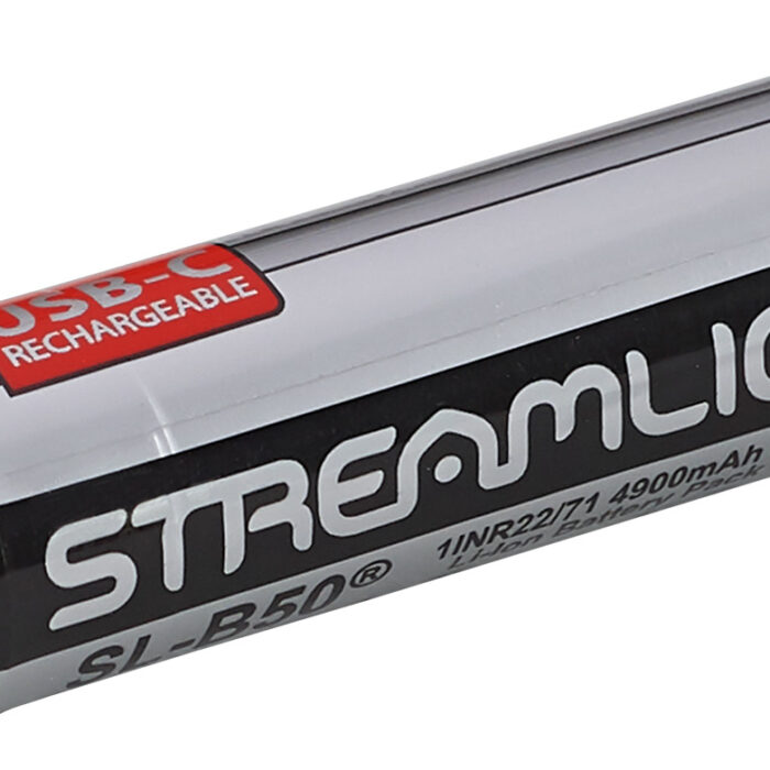 Streamlight 22111 SL-B50  Silver/Black 3.6 Volts 4,900 mAh (1) Single Pack
