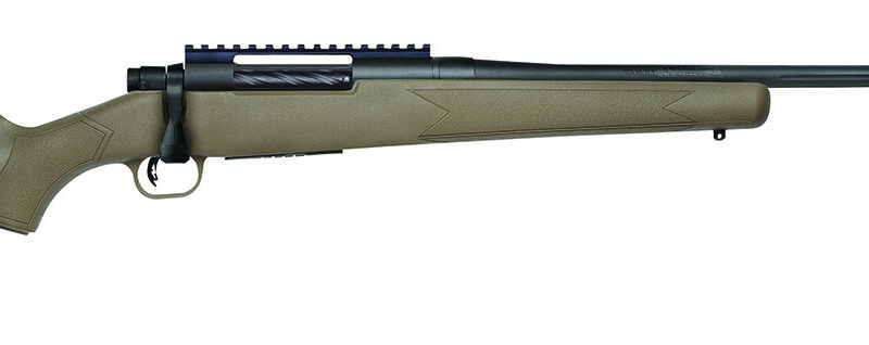 Mossberg 28170 Patriot Predator 7mm PRC 3+1 24" Matte Blued Threaded Barrel, Matte Blued Picatinny Rail Stainless Steel Receiver, Fixed Flat Dark Earth Synthetic Stock, Right Hand