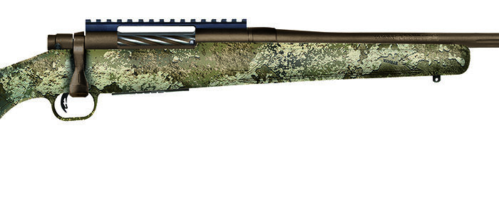 Mossberg 28171 Patriot Predator 7mm PRC 3+1 24" Fluted & Threaded, Patriot Brown Cerakote Barrel/Rec, TrueTimber Strata Stock
