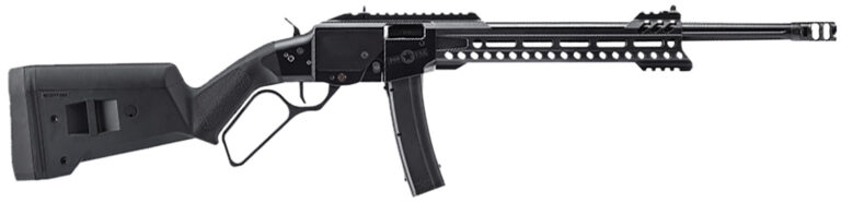 Patriot Ordnance Factory 01891 Tombstone  9mm Luger 20+1 16.50" Fluted Barrel, Black, Magpul SGA Stock, M-LOK Handgaurd, XS Ghost Ring Sights, Muzzle Brake