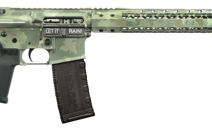 Black Rain Ordnance  Spec15  5.56x45mm NATO 16" 30+1, Jungle Camo Cerakote, Black MFT Minimalist Stock & Grip