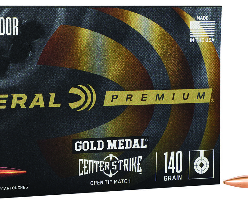Federal GM65CRDOTM1 Gold Medal Centerfire Rifle 6.5Creedmoor 140gr Open Tip Match 20 Per Box/10 Case