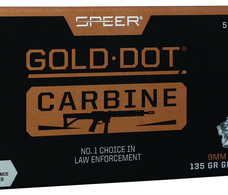 Speer 59GDC1 Gold Dot  9mmLuger 135gr Hollow Point 50 Per Box/20 Case