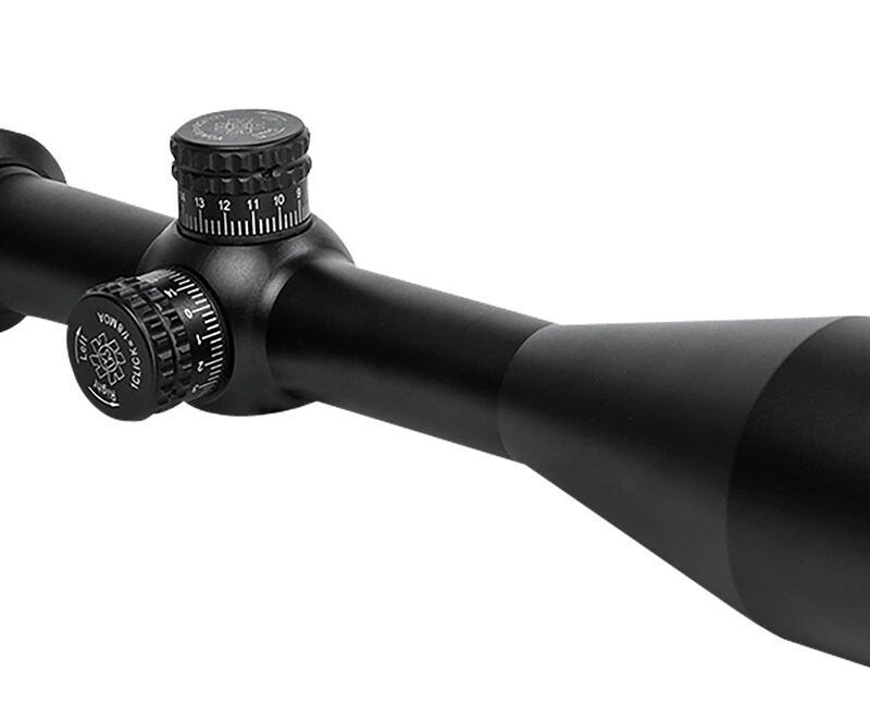 Konus 7166 Armada  Rifle Scope Black 6-24x56mm Dual Illuminated Red/Blue Engraved Fine Crosshair Reticle