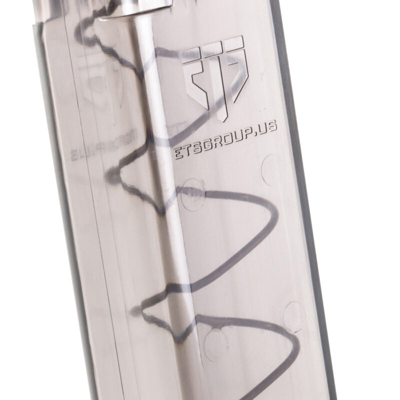 ETS Group SMKGLK922 Pistol Mags Competition Legal 22rd Extended 9mm Luger Compatible w/ Glock 17 Smoke Polymer