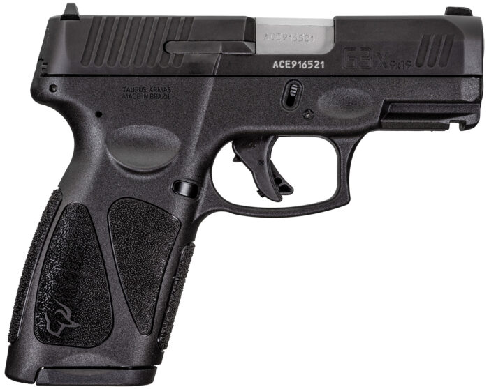 Taurus 1G3XSR903110 G3X  Full Size Frame 9mm Luger 10+1 3.26" Matte Stainless Steel Barrel, Matte Black Tenifer Serrated Steel Slide, Black Polymer Frame w/Picatinny Rail, Black Polymer Grip