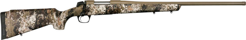 CVA CR3904C Cascade  Full Size 30-06 Springfield 3+1, 24" Flat Dark Earth Cerakote Steel Threaded Barrel, Flat Dark Earth Cerakote Steel Receiver, Veil Wideland Fixed w/SoftTouch Stock, Right Hand