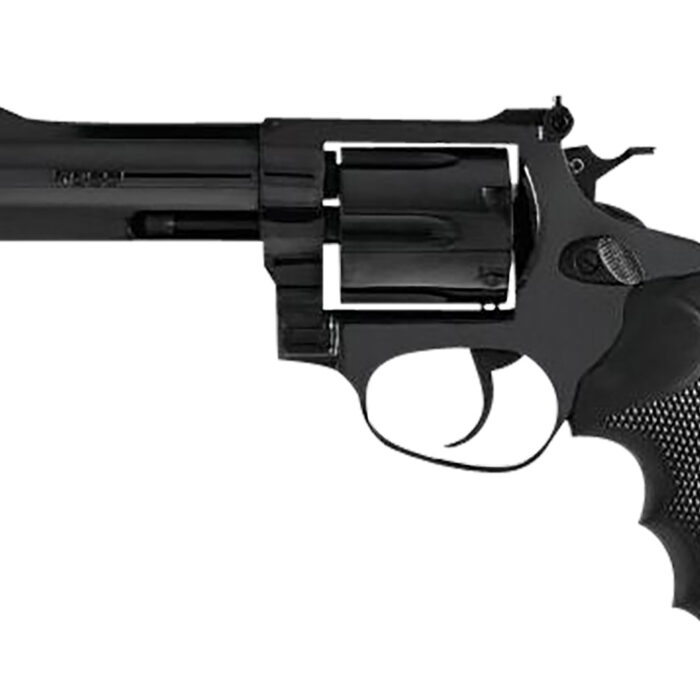 Rossi 2RM661 RM66  Medium Frame 38 Special +P/357 Mag 6 Shot, 6" Black Stainless Steel Barrel, Cylinder & Frame, Black Textured Rubber Grip, Hammer Block Safety, Exposed Hammer