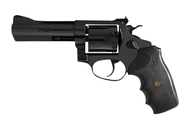 Rossi 2RM661 RM66  Medium Frame 38 Special +P/357 Mag 6 Shot, 6" Black Stainless Steel Barrel, Cylinder & Frame, Black Textured Rubber Grip, Hammer Block Safety, Exposed Hammer