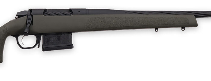 Weatherby 3WRXP270NR6B 307 Range XP 270 Win 5+1 24" Fluted Barrel, Black Barrel/Rec, OD Green Synthetic Stock with Adj. Cheek Rest, Accubrake Muzzle Brake, TriggerTech Trigger