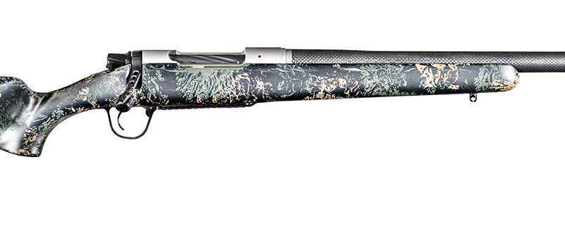 Christensen Arms 8010632200 Ridgeline FFT 7mm PRC 3+1 22" Carbon Fiber/Threaded Barrel, Burnt Bronze Cerakote Rec, Green with Black/Tan Accents Stock