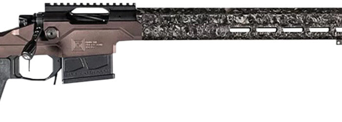 Christensen Arms 8010310700 Modern Precision  7mm PRC 26" Threaded Carbon Fiber Barrel 5+1, Black Nitride Finish, Desert Brown Anodized Folding Stock, Polymer Grip