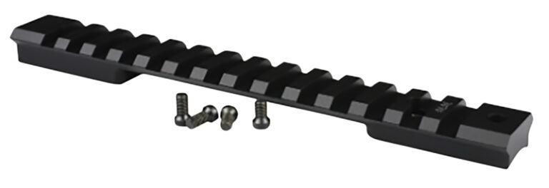Warne 7664M Mountain Tech Tactical Rail Black Anodized Aluminum HS Precision Savage Style Action, Savage 110 (New), Short Action 0 MOA