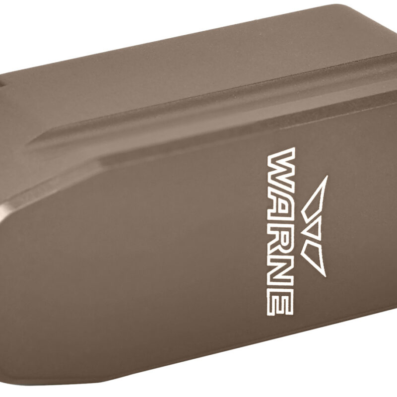 Warne 5008 Magazine Extension  Extension Fits PMAG 762 5rd Compatible w/ PMAG 762 Flat Dark Earth Aluminum