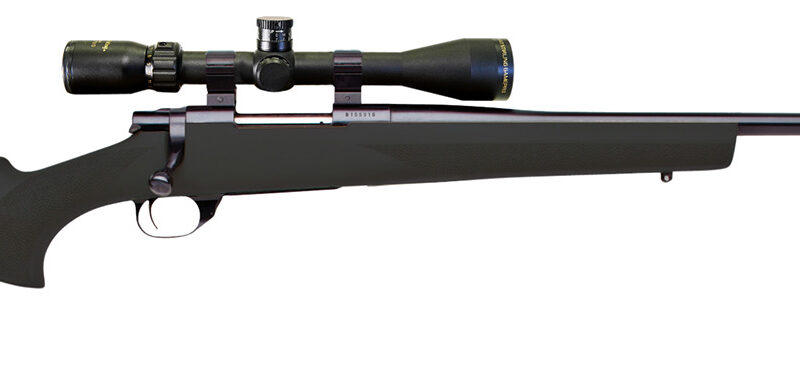 Howa HGP2270B M1500 Hogue Full Size 270 Win 5+1 22" Blued Steel Barrel, Drilled & Tapped Stainless Steel Receiver, Hogue OverMolded Black Synthetic Stock, Nikko Stirling GamePro 4-12x40mm