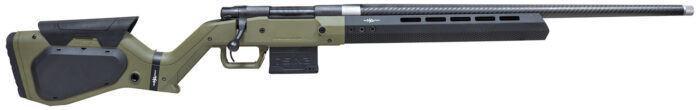 Howa HHERA65CODG M1500 Hera 6.5 Creedmoor 5+1 22" Threaded Barrel, Black Rec, OD Green & Black Hera H7 Chassis Stock