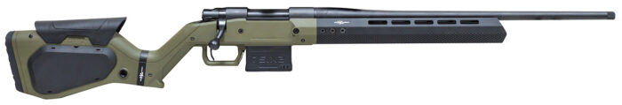 Howa HHERA308ODG M1500 Hera 308 Win 5+1 22" Threaded Barrel, Black Rec, OD Green & Black Hera H7 Chassis Stock