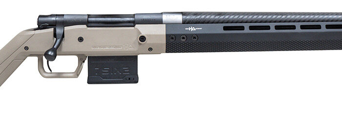 Howa HHERA65CCFTAN M1500 Hera 6.5 Creedmoor 5+1 24" Carbon Fiber Threaded Barrel, Black Rec, Tan & Black Hera H7 Chassis Stock