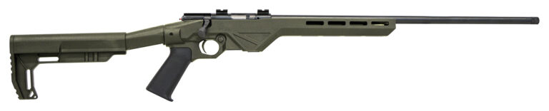 Citadel CIT22WMBLTODG Trakr  22 WMR 5+1 18" Blued Steel Barrel & Receiver, OD Green Synthetic Stock