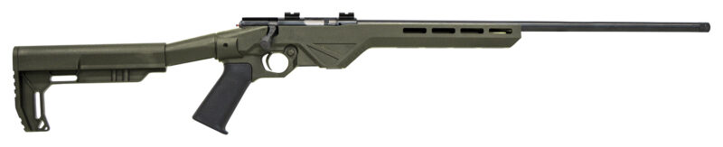 Citadel CIT22WMBLTODG Trakr  22 WMR 5+1 18" Blued Steel Barrel & Receiver, OD Green Synthetic Stock
