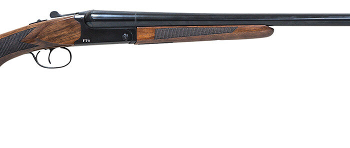 Pointer FT61228 Side By Side  12 Gauge 3" 2rd 28", Blued Barrel/Rec, Fixed Walnut Stock