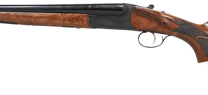 Iver Johnson Arms IJ800-20 IJ800  12 Gauge Break Open 3" 2 Shot 20" Black Side By Side Barrel, Black Steel Receiver, Fixed Walnut Wood Stock, Ambidextrous