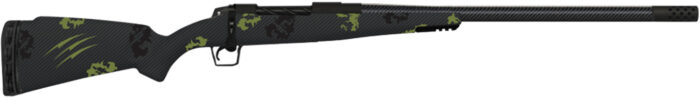 Fierce Firearms ROG308WIN20BF Carbon Rogue  308 Win 4+1 20" Carbon Fiber Barrel, Black Cerakote Steel Rec, Forest Camo Rogue Stock