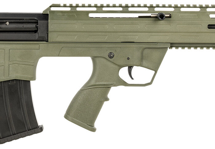 Tokarev USA 21000129 TBP  12 Gauge 3" 5+1 18.50", OD Green, Cheek Riser Compatible Bull-Pup Stock, Flip-Up Sights, 3 Chokes