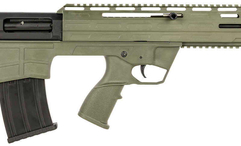 Tokarev USA 21000129 TBP  12 Gauge 3" 5+1 18.50", OD Green, Cheek Riser Compatible Bull-Pup Stock, Flip-Up Sights, 3 Chokes