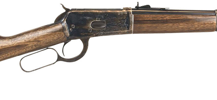 Chiappa Firearms 920337 1892 Trapper Carbine 44 Mag 8+1 16" Blued Barrel, Color Case Hardened Rec, Oiled Walnut Stock, Adjustable Sight