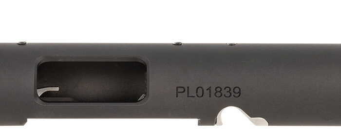 Tactical Solutions PLIV45TEMBNF Pac-Lite Barrel 22 LR 4.50" Threaded, Drilled & Tapped, Adj. Sights, Black Anodized for Ruger Mark IV & IV 22/45
