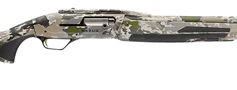 Browning 011753321 Maxus II  12 Gauge 3" 4+1 22" Fully Rifled Barrel, Ovix Camo, Synthetic Furniture with Overmolded Grip Panels, Weaver Style Scope Mount