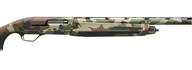 Browning 011765205 Maxus II  12 Gauge 3.5" 4+1 26", Woodland Camo, Synthetic Furniture with Overmolded Grip Panels, Fiber Optic Sight