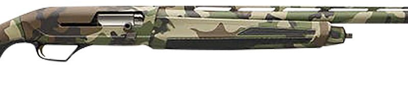 Browning 011765204 Maxus II  12 Gauge 3.5" 4+1 28", Woodland Camo, Synthetic Furniture with Overmolded Grip Panels, Fiber Optic Sight
