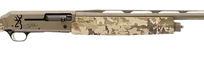 Browning 011438204 Silver Field 12 Gauge 3.5" 4+1 (2.75") 28", FDE Barrel/Rec, AURIC Camo Synthetic Stock With Textured Gripping Surface