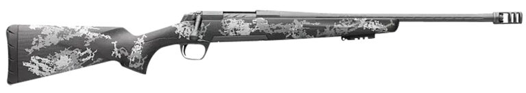 Browning 035585282 X-Bolt Pro SPR 6.5 Creedmoor 4+1 18" Steel Fluted Sporter Barrel, Carbon Gray Elite Cerakote Steel Receiver, Carbon Fiber with Black & Gray Splatter/ Carbon Fiber Stock, Right Hand