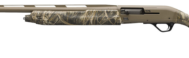 Winchester Repeating Arms 511310291 SX4 Hybrid Hunter 12 Gauge 3.5" Chamber 4+1 2.75" 26", FDE Cerakote Rec/Barrel, Mossy Oak Shadow Grass Habitat Furniture, Fiber Optic Front Sight Left Hand
