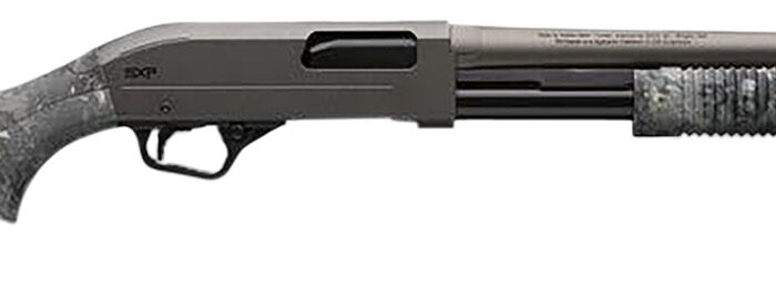 Winchester Repeating Arms 512450395 SXP Hybrid Defender 12 Gauge 3" Chamber 5+1 (2.75") 18", Gray Barrel/Rec, TrueTimber Midnight Synthetic Furniture, Fiber Optic Front