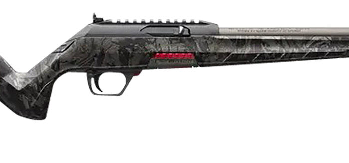 Winchester Repeating Arms 521154102 Wildcat SR 22 LR 10+1 16.50" Threaded Sporter Barrel,  Picatinny Rail Matte Black Polymer Receiver, Forged Carbon Gray Skeletonized Synthetic Stock, Ambidextrous