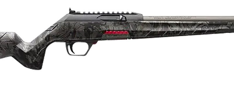 Winchester Repeating Arms 521154102 Wildcat SR 22 LR 10+1 16.50" Threaded Sporter Barrel,  Picatinny Rail Matte Black Polymer Receiver, Forged Carbon Gray Skeletonized Synthetic Stock, Ambidextrous