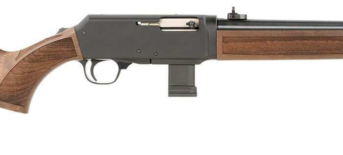 Henry H027H9 Homesteader  9mm Luger 10+1 16.37" Blued Steel Threaded Barrel, Black Anodized Drilled & Tapped Aluminum Receiver, American Walnut Fixed Wood Stock, 2-Piece Grip, Ambidextrous