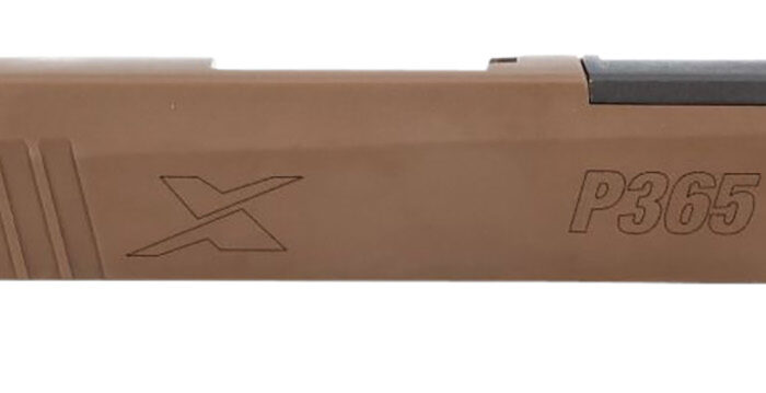 Sig Sauer 8900987 P365XL Slide Assembly 9mm Luger Coyote Brown Nitride Stainless Steel Optic Cut/Serrated Slide XRAY3 Sights