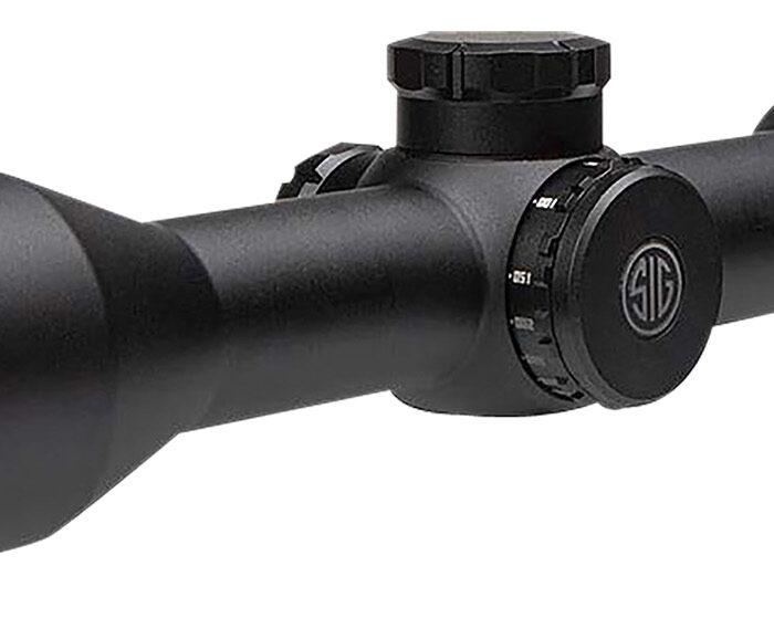 Sig Sauer Electro-Optics SOW63112 Whiskey6  Black 3-18x44mm 30mm Tube MOA Milling Hunter 2.0 Reticle Features Locking Turrets