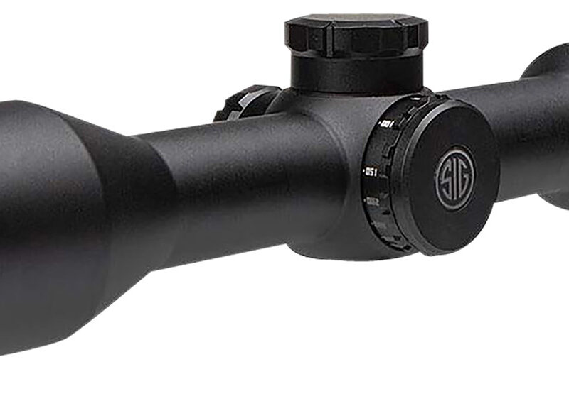 Sig Sauer Electro-Optics SOW63114 Whiskey6  Black 3-18x 44mm 30mm Tube Quadplex Reticle Features Locking Turrets