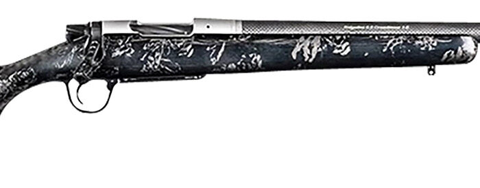 Christensen Arms 8010622200 Ridgeline FFT TI Full Size 6.5 PRC 3+1 20" Stainless Threaded Barrel, Drilled & Tapped Aluminum Receiver, Black w/Gray Accents Fixed Sporter Carbon Fiber Stock, Right Hand