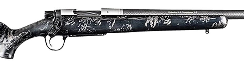 Christensen Arms 8010622200 Ridgeline FFT TI Full Size 6.5 PRC 3+1 20" Stainless Threaded Barrel, Drilled & Tapped Aluminum Receiver, Black w/Gray Accents Fixed Sporter Carbon Fiber Stock, Right Hand