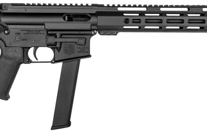 Diamondback DB1418P001 DB15  9mm Luger 32+1 16", Black, Carbon Lower, Magpul MOE Stock, Magpul K2 Grip, Flash Hider